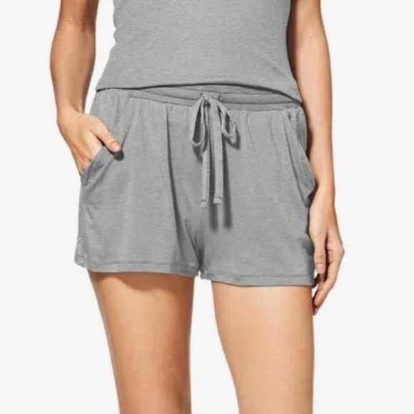 Tommy John lounge shorts pajamas modal heather grey drawstring downtime - Picture 1 of 6